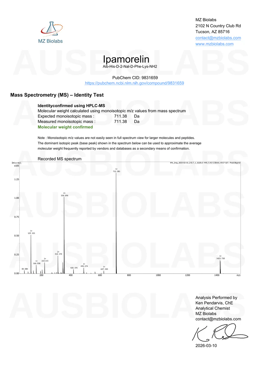 Buy 10x Ipamorelin 10mg (100mg) – Premium Research Peptide Australia 2 Buy 10x Ipamorelin 10mg (100mg) – Premium Research Peptide Australia - Image 2