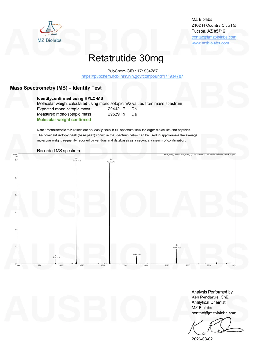 Buy Retatrutide 30mg – Premium Research Peptide Australia 2 Buy Retatrutide 30mg – Premium Research Peptide Australia - Image 2